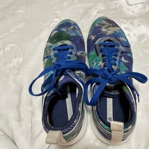 Stella McCartney Adidas Blue Camo Trainers 7 1/2